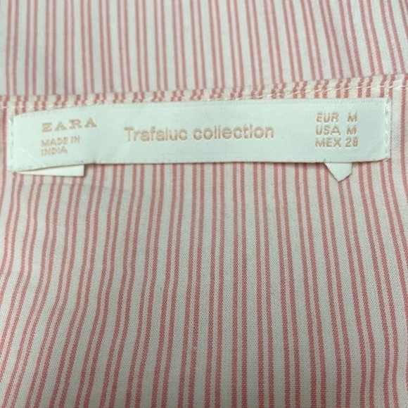 Zara Trafaluc Collection Embroidered Crop Style Ruffled Top - Picture 11 of 12